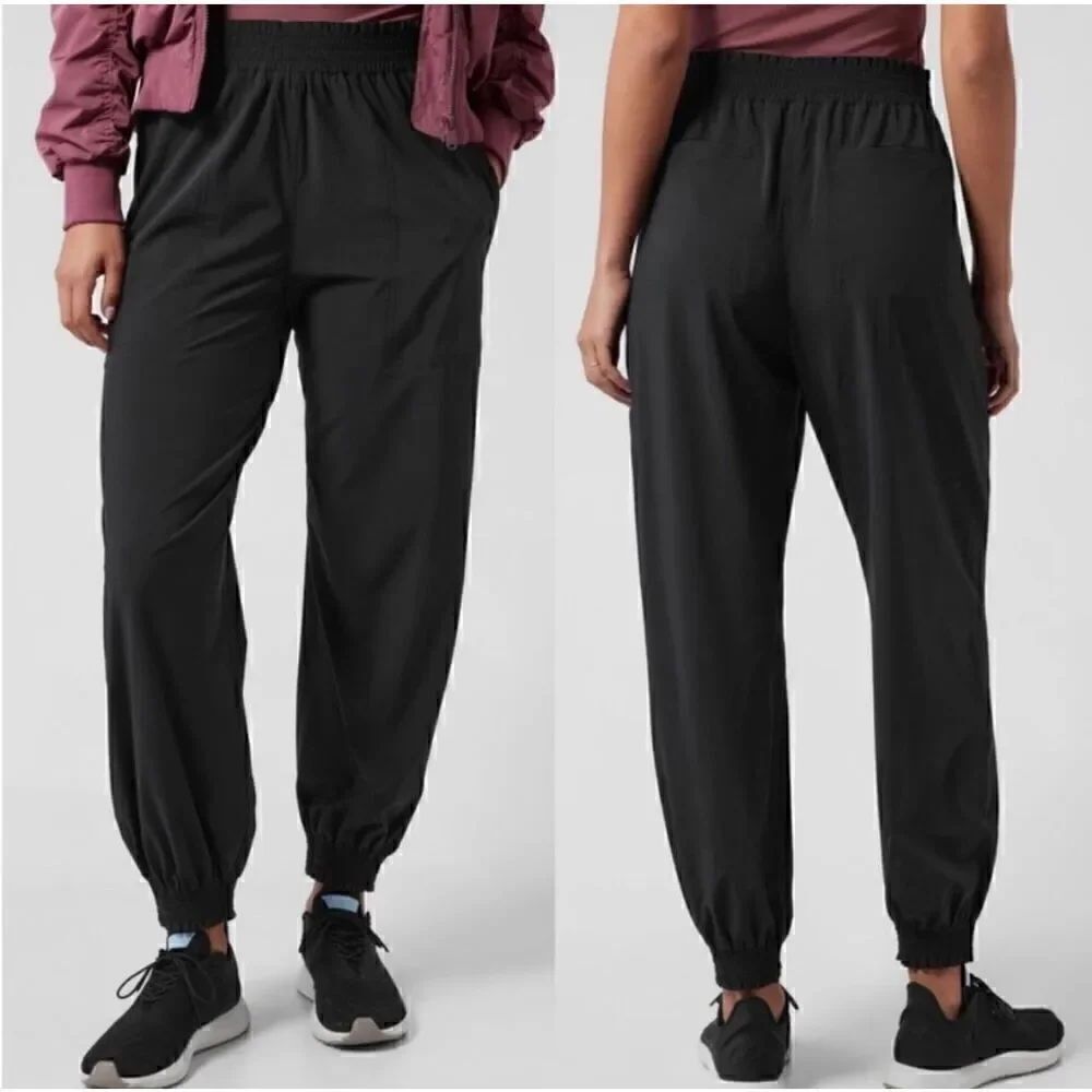 Athleta Savannah Jogger Pants, Black, Women’s Size 10